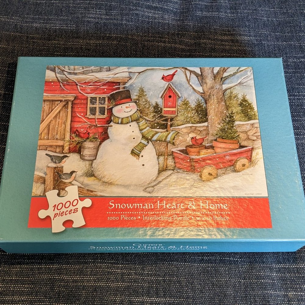 Snowman Hearty & Home Jigsaw Puzzle